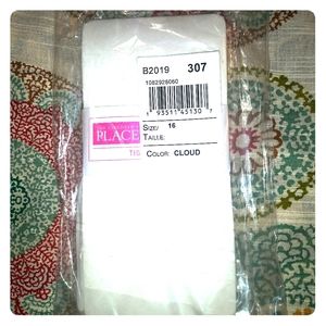NWT white tights